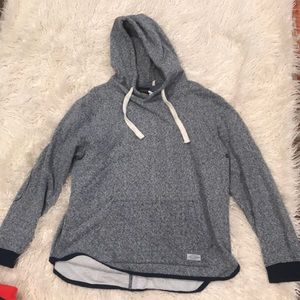Heathered blue hoodie